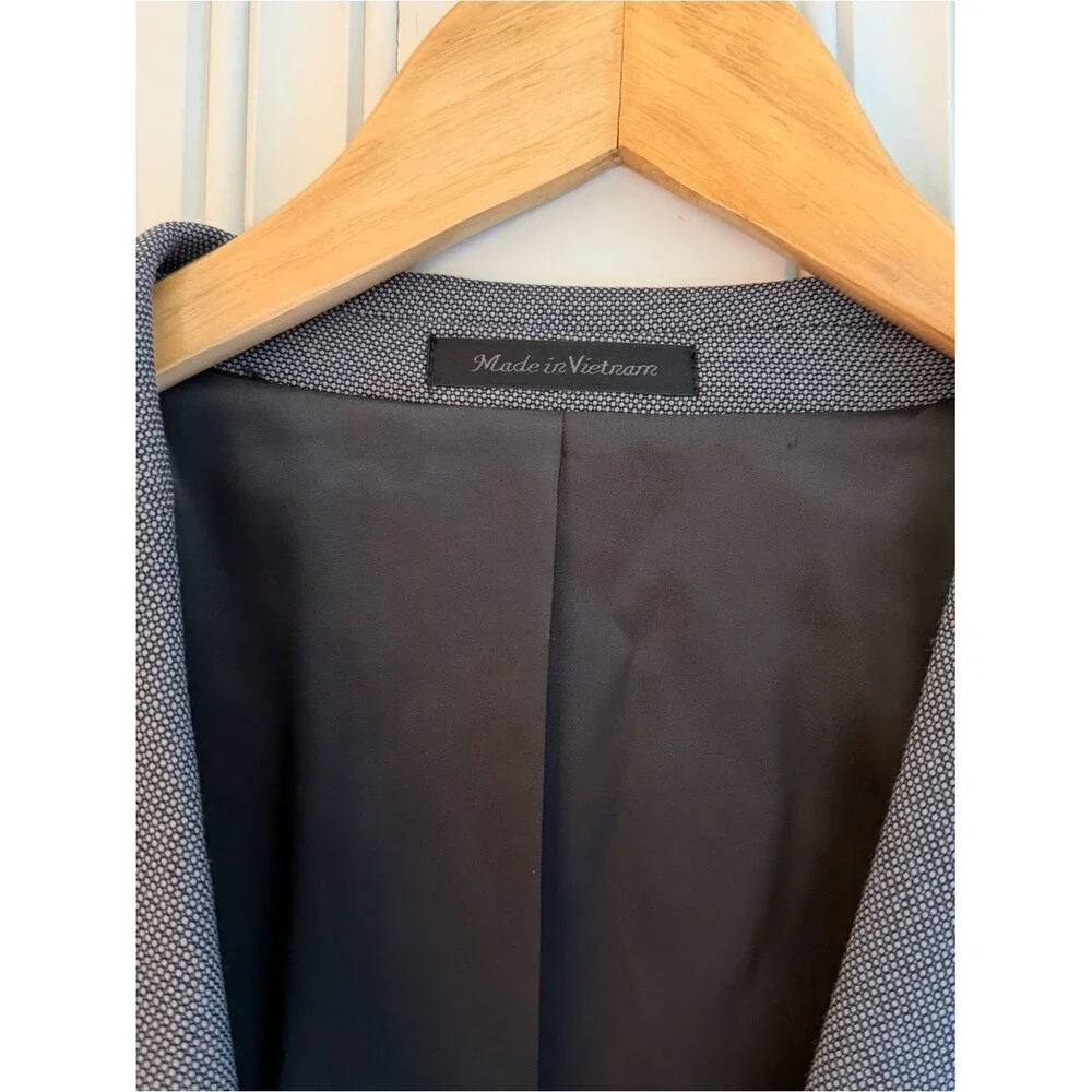 Chaps Men's Gray Notch-Lapel Sport Coat
